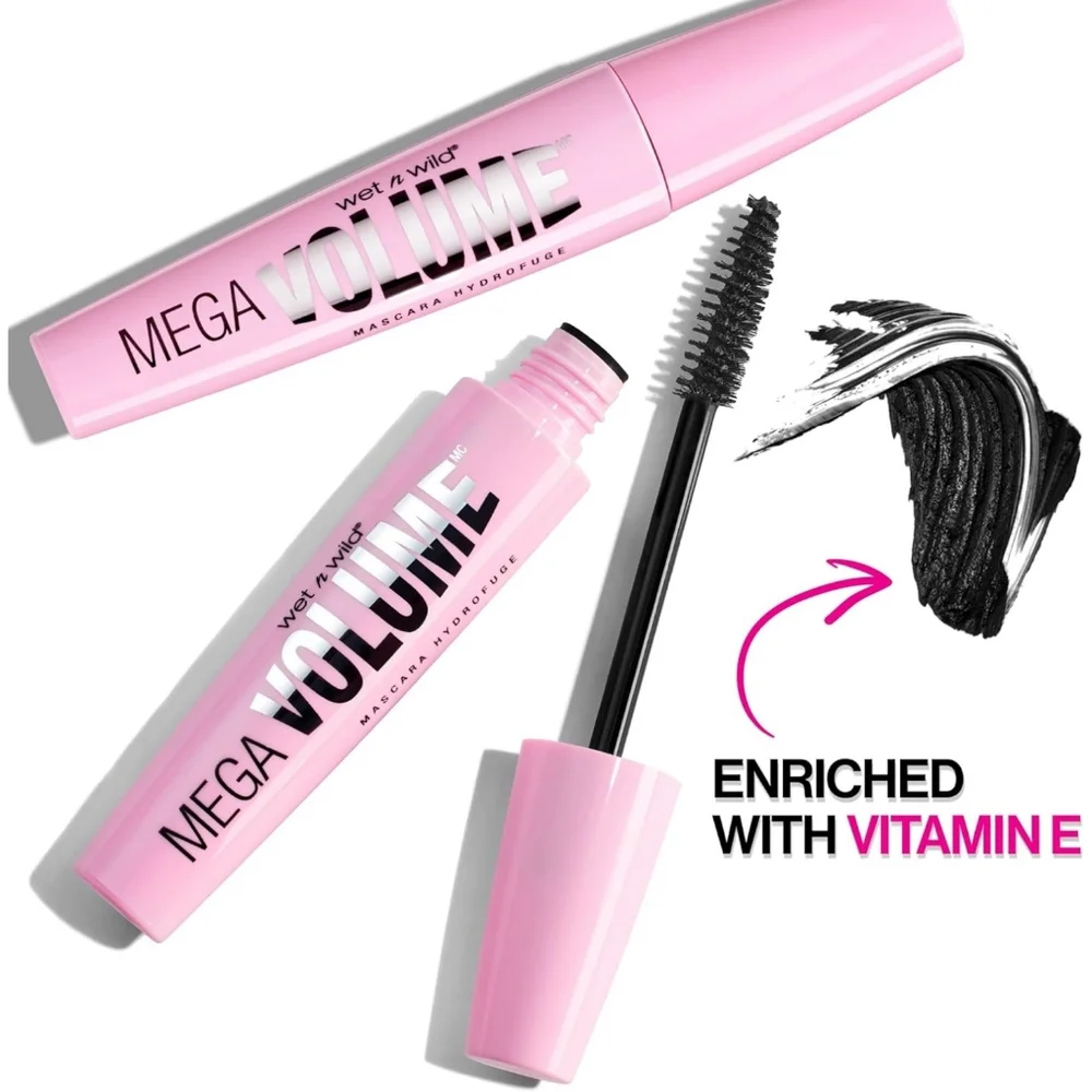 *3/15* NEW Wet n Wild Mega Volume Waterproof Mascara C157A Very Black